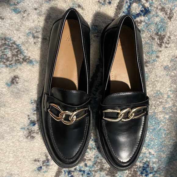 Black chunky soled H&M loafers - Picture 3 of 5